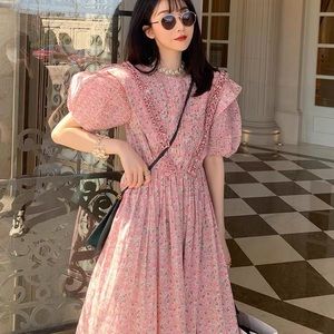 New with tag pink retro inspired dress